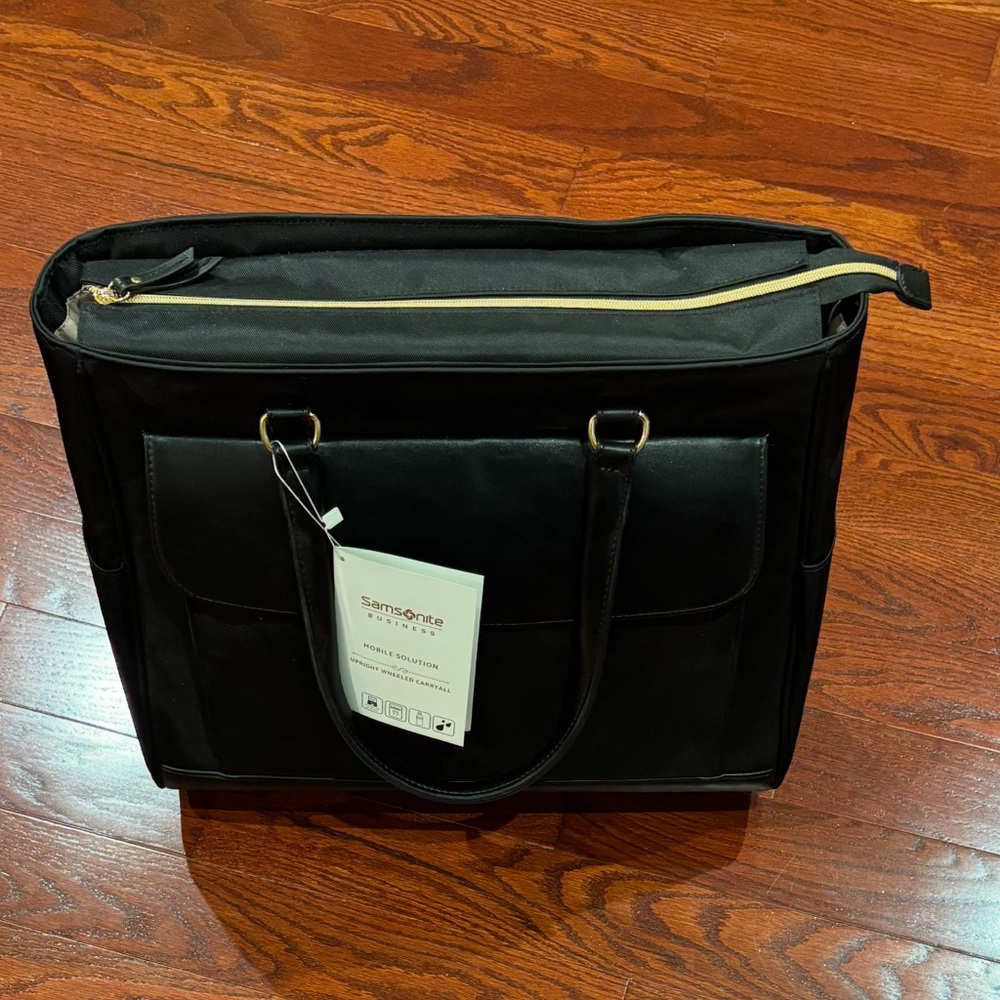 Samsonite wheeled carryall bag.